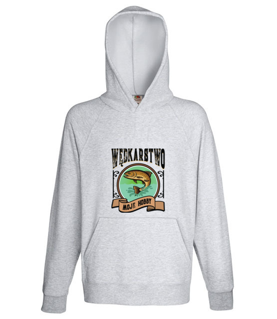 Wedkarstwo moje hobby bluza z nadrukiem dla wedkarza mezczyzna jipi pl 858 138