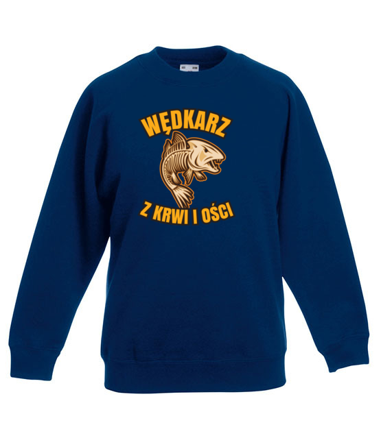 Wedkarz z krwi i osci bluza z nadrukiem dla wedkarza dziecko jipi pl 859 127