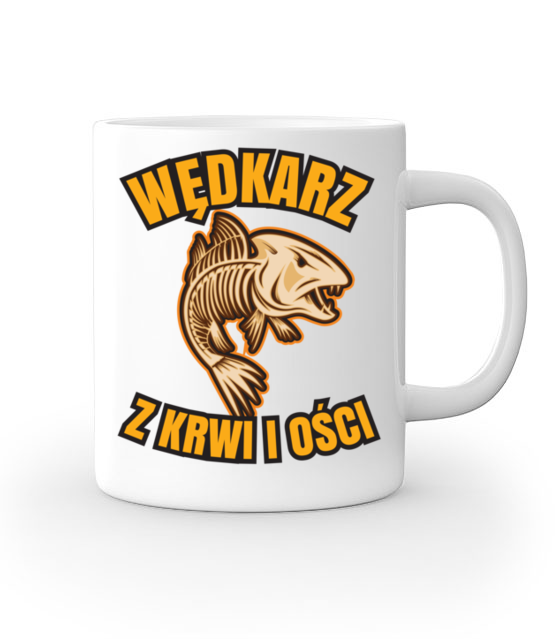 Wedkarz z krwi i osci kubek z nadrukiem dla wedkarza gadzety jipi pl 859 159