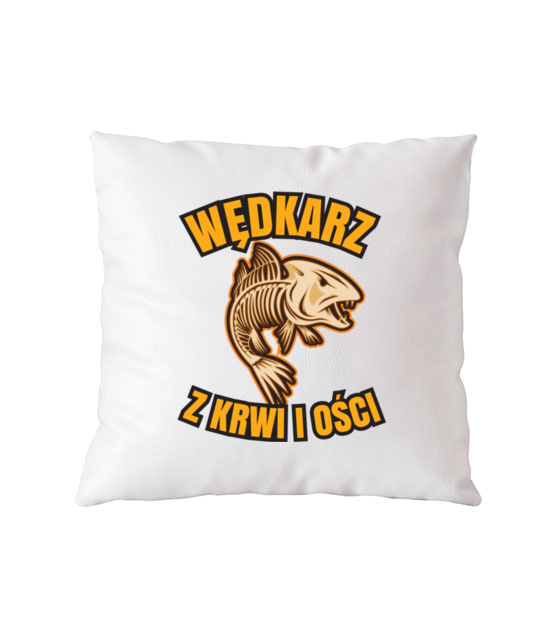 Wedkarz z krwi i osci poduszka z nadrukiem dla wedkarza gadzety jipi pl 859 164