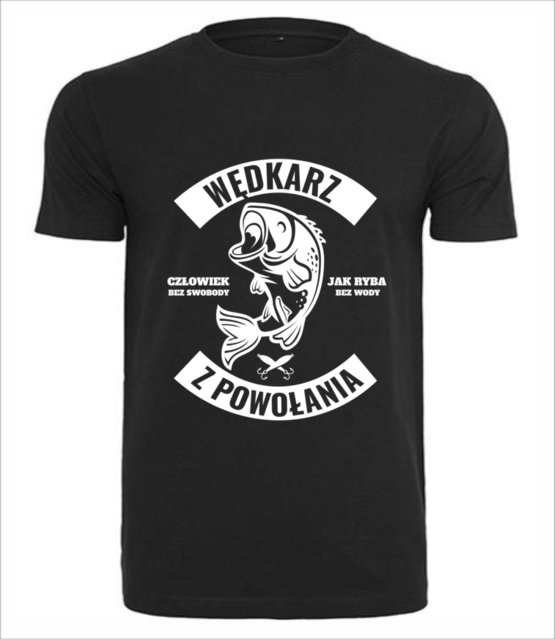 Wedkarz z powolania koszulka z nadrukiem dla wedkarza mezczyzna jipi pl 861 1