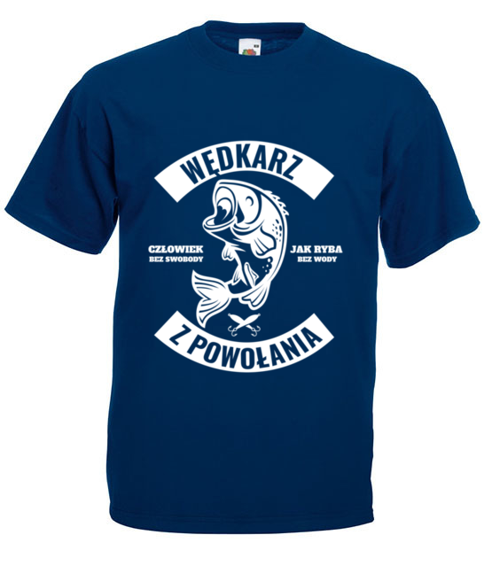Wedkarz z powolania koszulka z nadrukiem dla wedkarza mezczyzna jipi pl 861 3