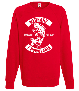 Wędkarz z powołania  - Bluza z nadrukiem - dla wędkarza - Męska