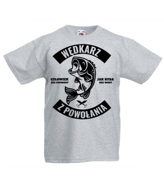 Wędkarz z powołania  - Koszulka z nadrukiem - dla wędkarza - Dziecięca
