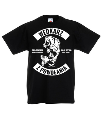 Wędkarz z powołania  - Koszulka z nadrukiem - dla wędkarza - Dziecięca