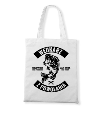 Wędkarz z powołania  - Torba z nadrukiem - dla wędkarza - Gadżety