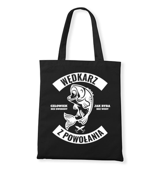 Wędkarz z powołania  - Torba z nadrukiem - dla wędkarza - Gadżety