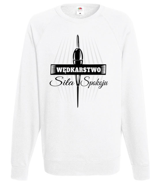 Moja osobista siła spokoju  - Bluza z nadrukiem - dla wędkarza - Męska