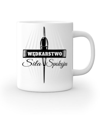 Moja osobista siła spokoju  - Kubek z nadrukiem - dla wędkarza - Gadżety