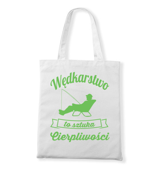 Osobista sztuka cierpliwosci torba z nadrukiem dla wedkarza gadzety jipi pl 866 161