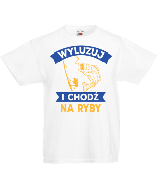 Wyluzuj chodz na ryby koszulka z nadrukiem dla wedkarza dziecko jipi pl 869 83