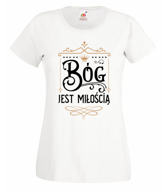 Bog jest moja miloscia koszulka z nadrukiem chrzescijanskie kobieta jipi pl 877 58