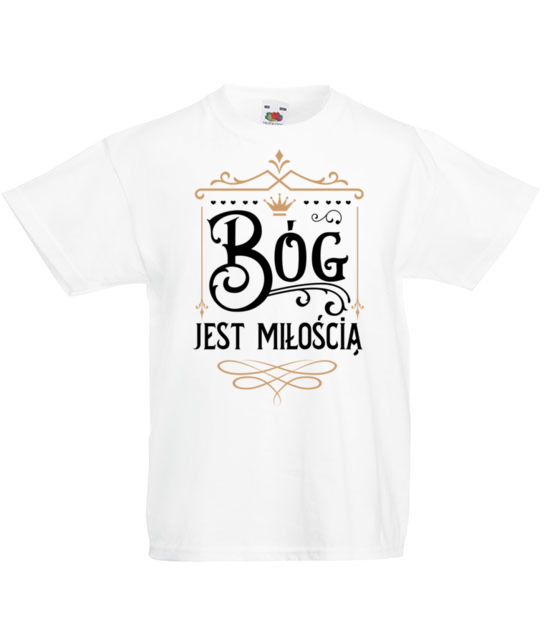 Bog jest moja miloscia koszulka z nadrukiem chrzescijanskie dziecko jipi pl 877 83
