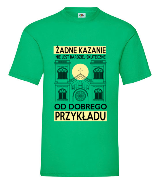 Swiec dobrym przykladem koszulka z nadrukiem chrzescijanskie mezczyzna jipi pl 882 186