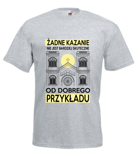 Swiec dobrym przykladem koszulka z nadrukiem chrzescijanskie mezczyzna jipi pl 882 6
