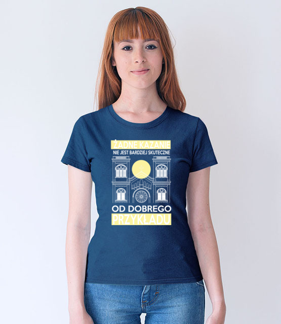 Swiec dobrym przykladem koszulka z nadrukiem chrzescijanskie kobieta jipi pl 883 68