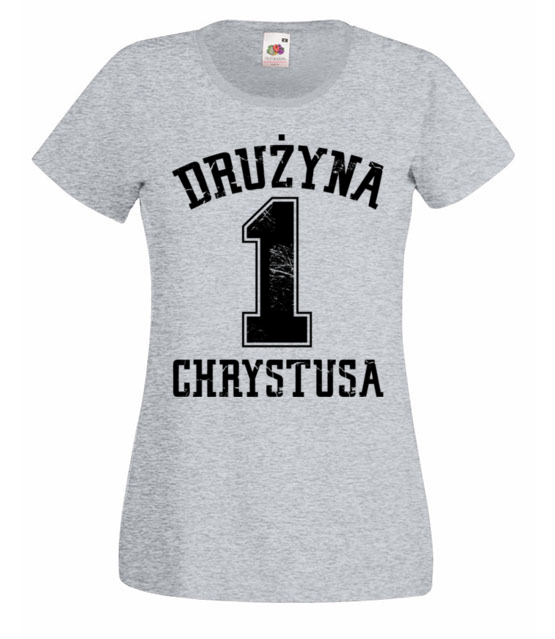 Naleze do druzyny chrystusa koszulka z nadrukiem chrzescijanskie kobieta jipi pl 884 63