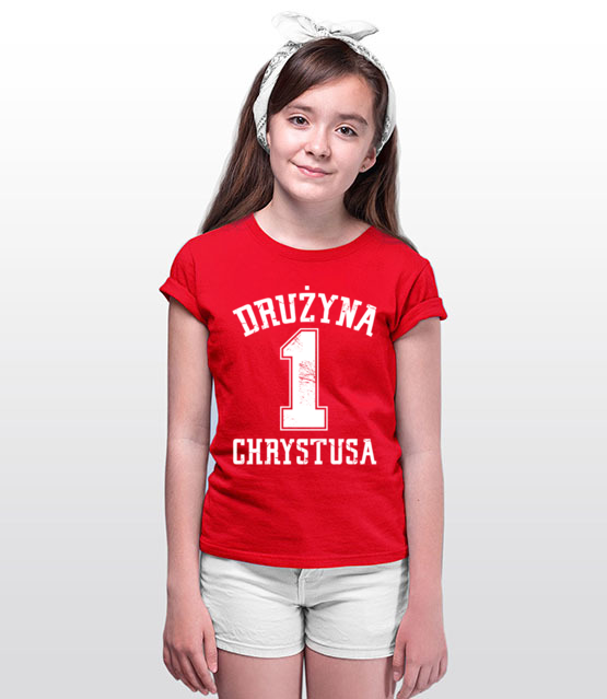 Naleze do druzyny chrystusa koszulka z nadrukiem chrzescijanskie dziecko jipi pl 885 90