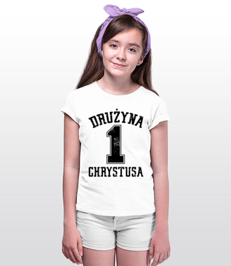 Nalezę do drużyny Chrystusa - Koszulka z nadrukiem - chrześcijańskie - Dziecięca