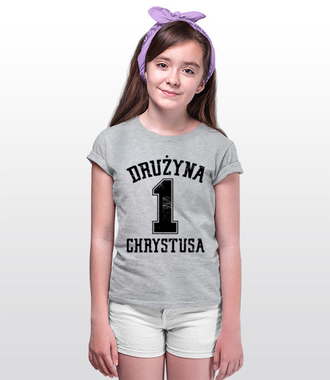 Nalezę do drużyny Chrystusa - Koszulka z nadrukiem - chrześcijańskie - Dziecięca