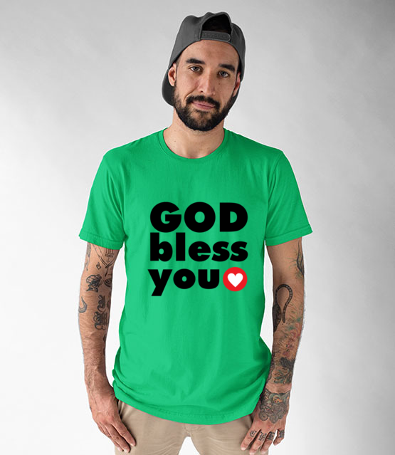 Pan z toba miej go w sercu koszulka z nadrukiem chrzescijanskie mezczyzna jipi pl 886 190