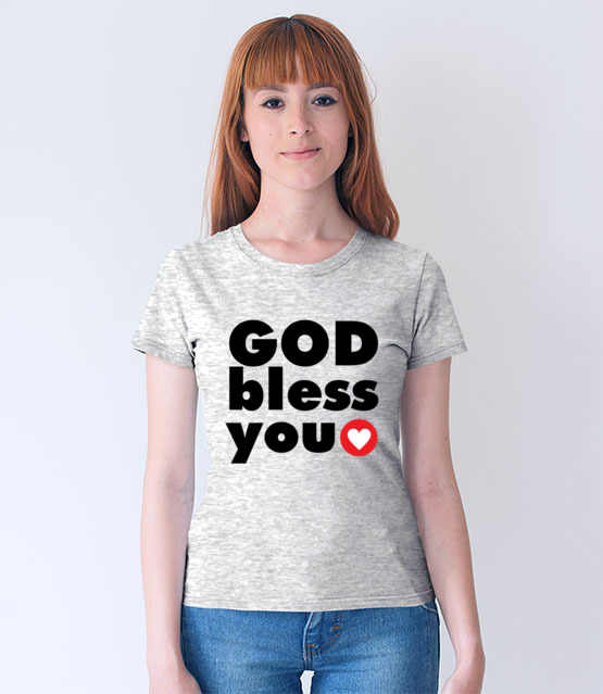Pan z toba miej go w sercu koszulka z nadrukiem chrzescijanskie kobieta jipi pl 886 69
