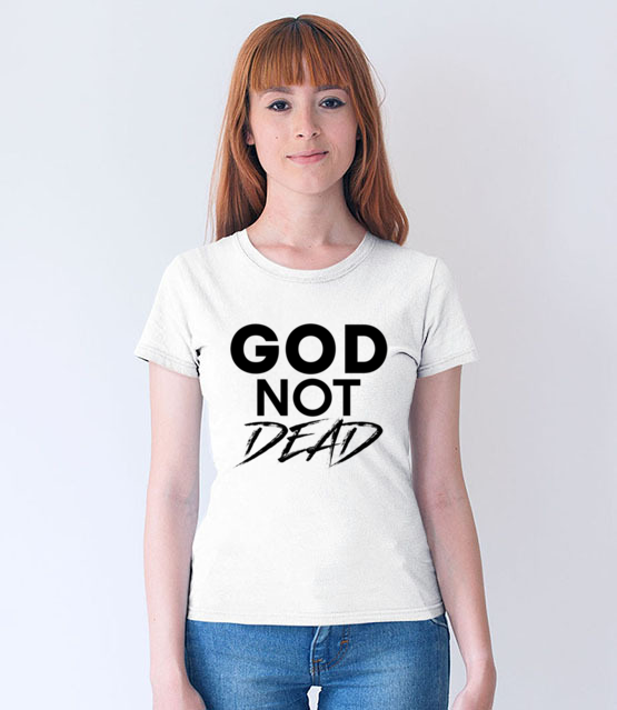 W bogu cala prawda i zycie koszulka z nadrukiem chrzescijanskie kobieta jipi pl 888 65