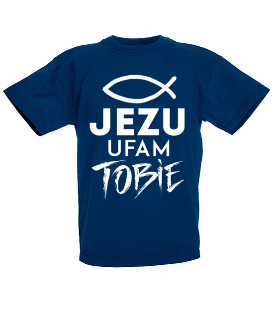 Jezu ufam tobie koszulka z nadrukiem chrzescijanskie dziecko jipi pl 892 86