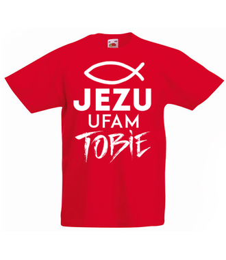 Jezu ufam Tobie… - Koszulka z nadrukiem - chrześcijańskie - Dziecięca