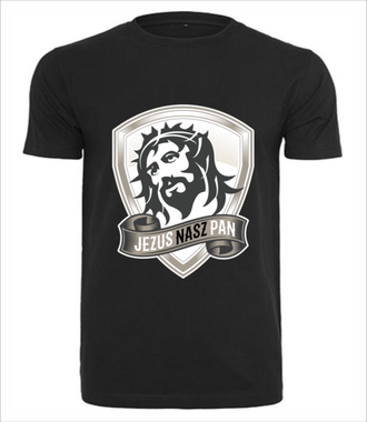 Jezus moim Panem - Koszulka z nadrukiem - chrześcijańskie - Męska