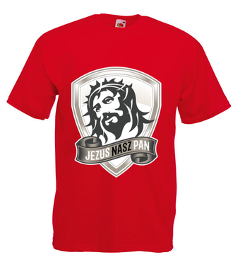 Jezus moim Panem - Koszulka z nadrukiem - chrześcijańskie - Męska