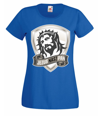 Jezus moim Panem - Koszulka z nadrukiem - chrześcijańskie - Damska