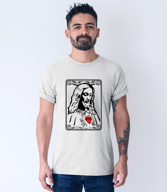 Jezus moj pan koszulka z nadrukiem chrzescijanskie mezczyzna jipi pl 894 53