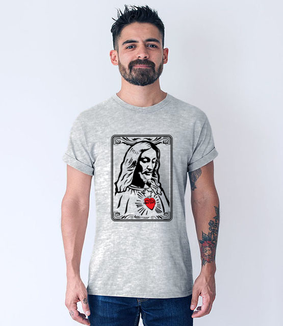 Jezus moj pan koszulka z nadrukiem chrzescijanskie mezczyzna jipi pl 894 57