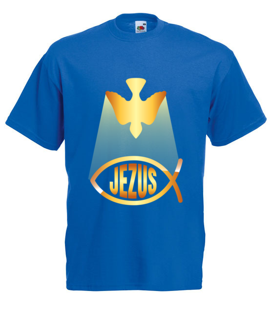Jezus jest tu koszulka z nadrukiem chrzescijanskie mezczyzna jipi pl 896 5