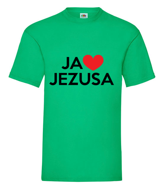 Kocham go kocham jezusa koszulka z nadrukiem chrzescijanskie mezczyzna jipi pl 897 186