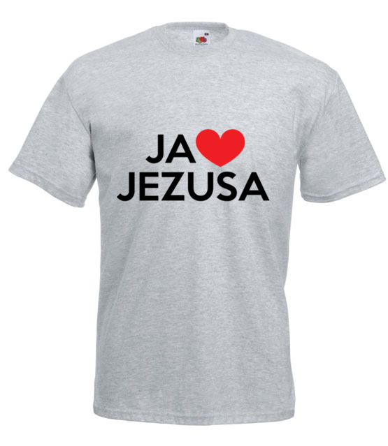 Kocham go kocham jezusa koszulka z nadrukiem chrzescijanskie mezczyzna jipi pl 897 6