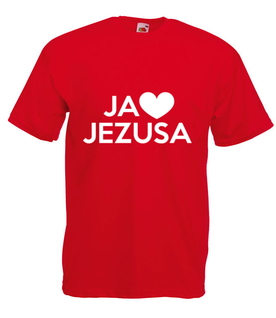 Kocham go kocham jezusa koszulka z nadrukiem chrzescijanskie mezczyzna jipi pl 898 4