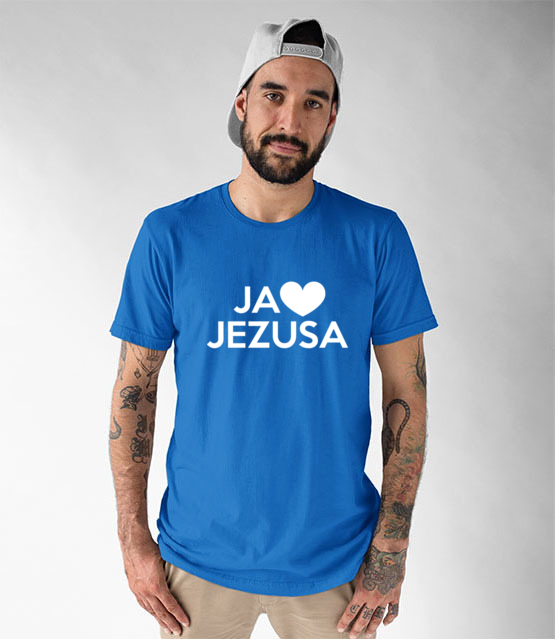 Kocham go kocham jezusa koszulka z nadrukiem chrzescijanskie mezczyzna jipi pl 898 49