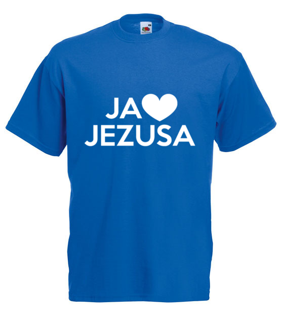 Kocham go kocham jezusa koszulka z nadrukiem chrzescijanskie mezczyzna jipi pl 898 5