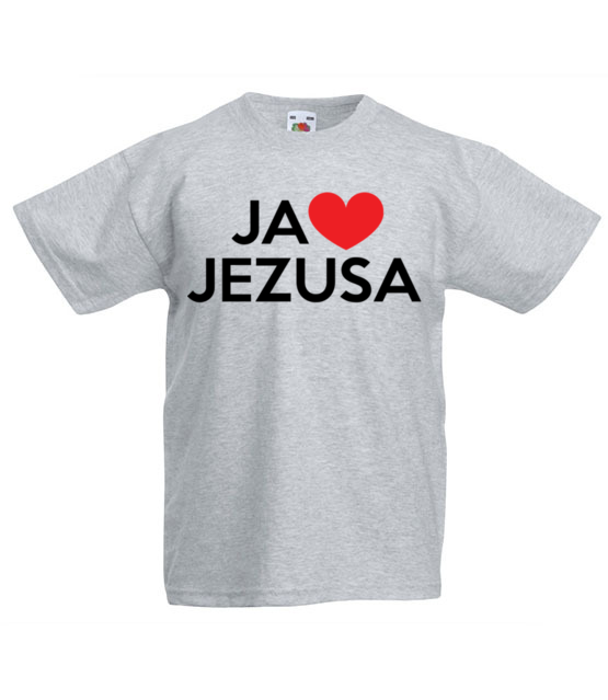 Kocham go kocham jezusa koszulka z nadrukiem chrzescijanskie dziecko jipi pl 897 87