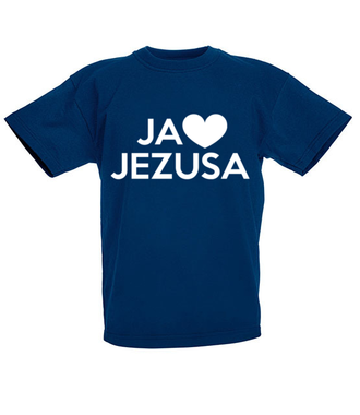Kocham Go! Kocham Jezusa! - Koszulka z nadrukiem - chrześcijańskie - Dziecięca