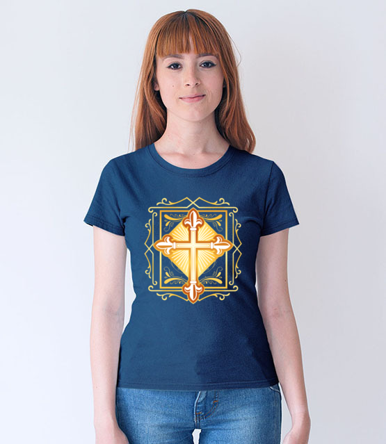 Krzyz symbol i cos wiecej koszulka z nadrukiem chrzescijanskie kobieta jipi pl 902 68