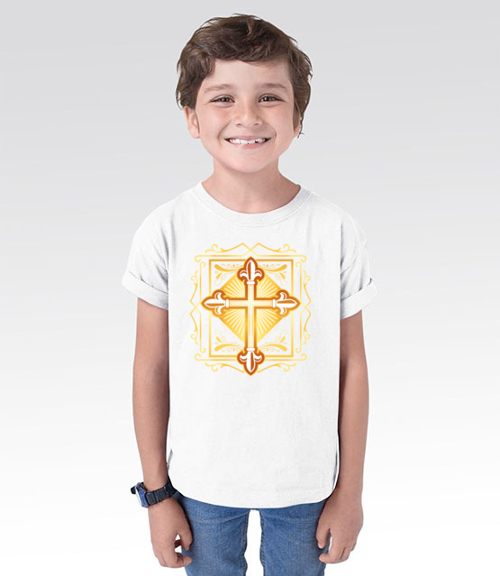 Krzyz symbol i cos wiecej koszulka z nadrukiem chrzescijanskie dziecko jipi pl 902 101