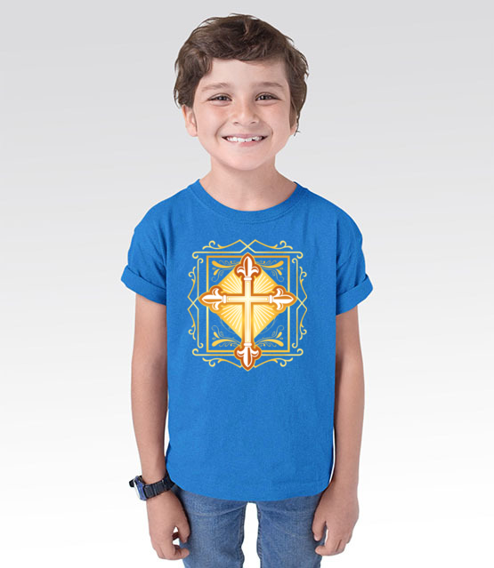 Krzyz symbol i cos wiecej koszulka z nadrukiem chrzescijanskie dziecko jipi pl 902 103