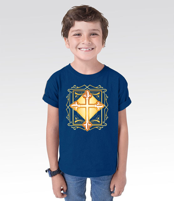 Krzyz symbol i cos wiecej koszulka z nadrukiem chrzescijanskie dziecko jipi pl 902 104