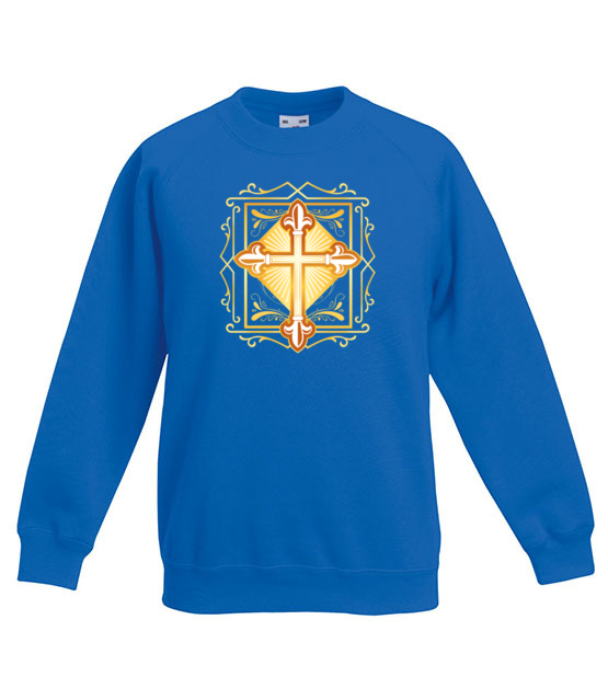 Krzyz symbol i cos wiecej bluza z nadrukiem chrzescijanskie dziecko jipi pl 902 126