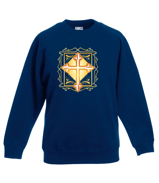 Krzyz symbol i cos wiecej bluza z nadrukiem chrzescijanskie dziecko jipi pl 902 127