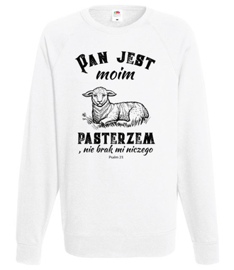 Pan mym pasterzem... - Bluza z nadrukiem - chrześcijańskie - Męska