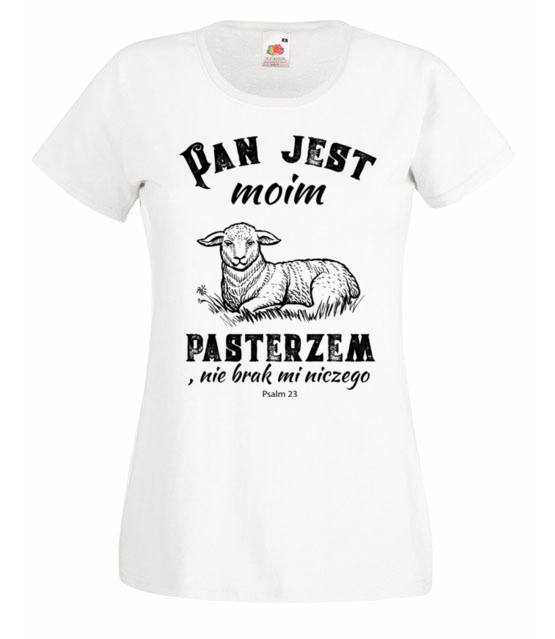 Pan mym pasterzem koszulka z nadrukiem chrzescijanskie kobieta jipi pl 904 58